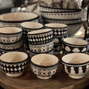 Små marockanska keramikskålar 6x8cm