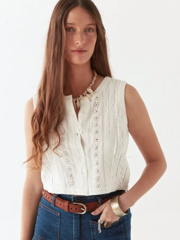 Francesca blouse panna Maison Hotel