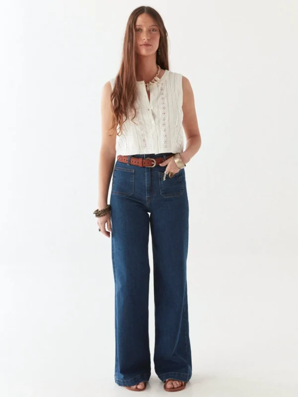 Francesca blouse panna Maison Hotel - Bild 4