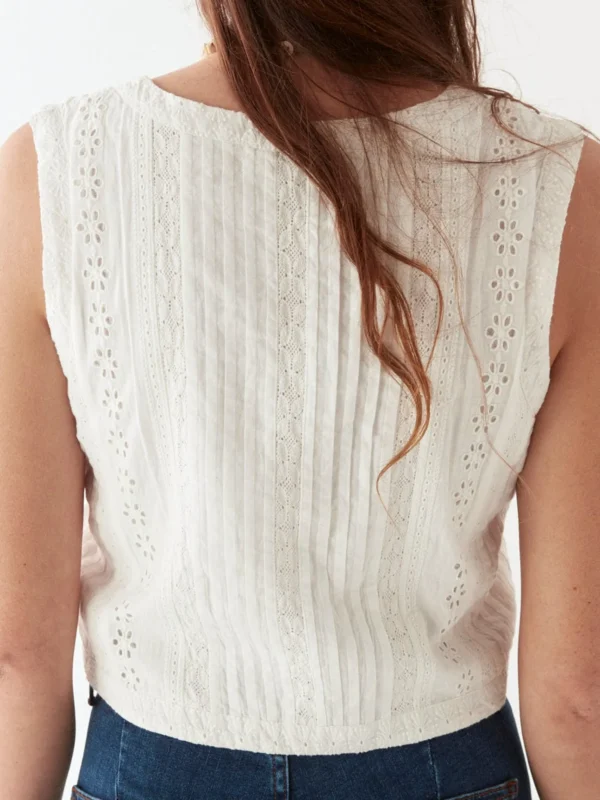 Francesca blouse panna Maison Hotel - Bild 3