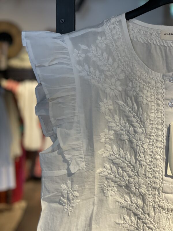 Ashanti blouse bianco Maison Hotel - Bild 2