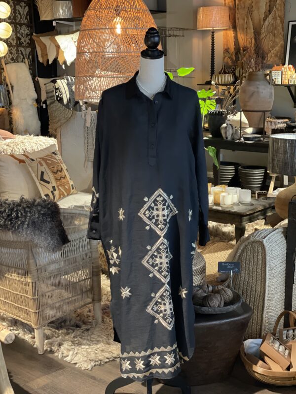 Kori kaftan svart/guld