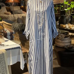 Ella dress bluestripe Wauw