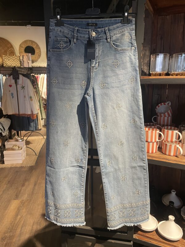 Broderade jeans Qnuz