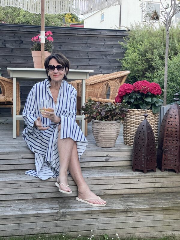 Ella dress bluestripe Wauw - Bild 2