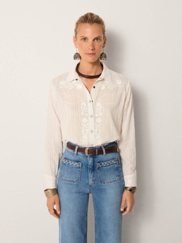 Kerry luna blanca blouse Mason Hotel