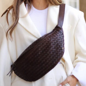 Bumbag flätad brun Depeche