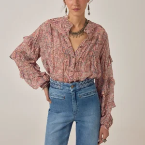 Cosima blouse wild dust Maison Hotel
