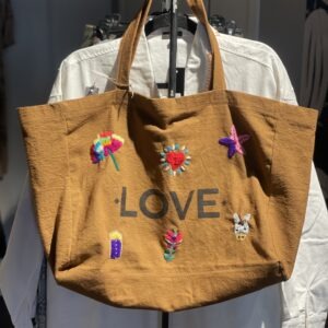 Tote bag Love Camel Ourika the label