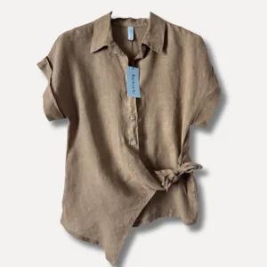 Poppy polo linen shirt Reunion