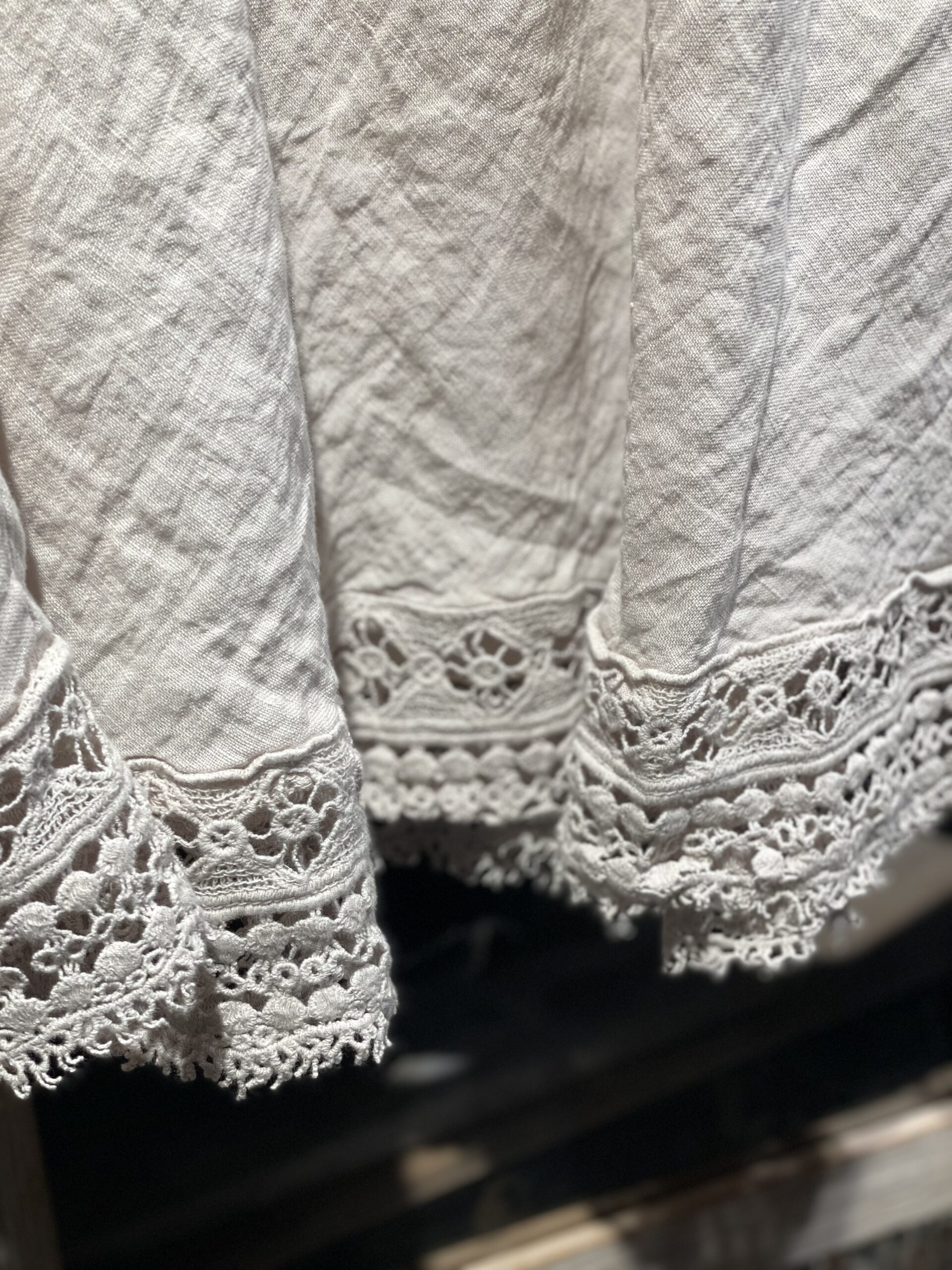 Paola lace skirt beige - Image 2